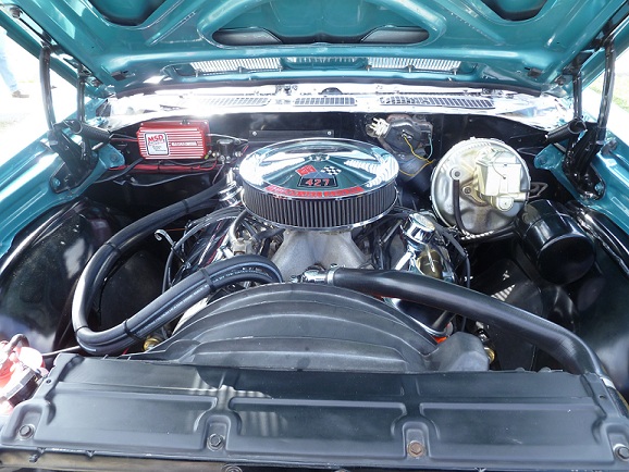 The engine of the Malibu 247