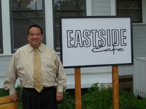 Dave at the East Side Cafe in Austin, Texas
