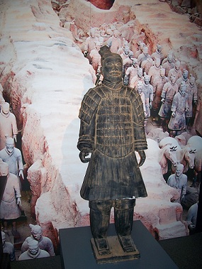 Terracotta Warrior at the Houston Museum of Natural Science