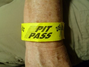 Pit Pass wrist band