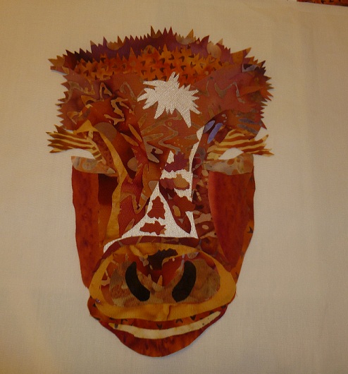 Longhorn applique, just the face