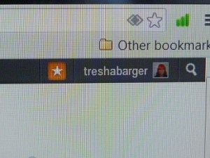 Happy Photos (1) My WordPress home page showing that someone liked a post