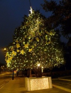 Christmas tree at the Texas Capitol