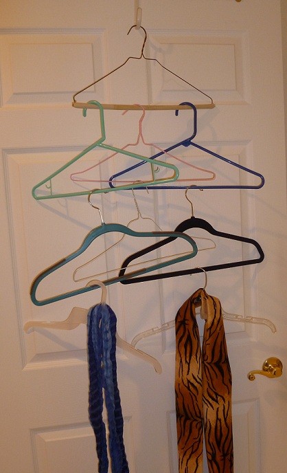 Several types of hangers