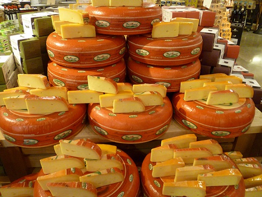 Whole Foods Market cheese display