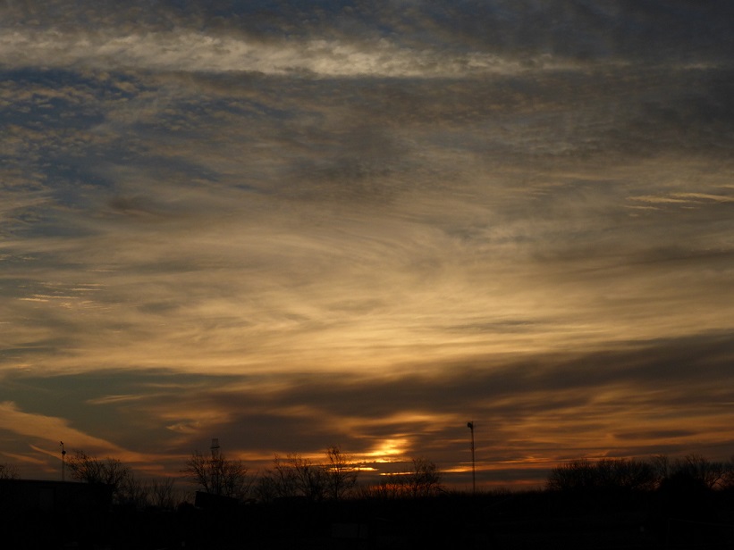 Three towers on the horizon