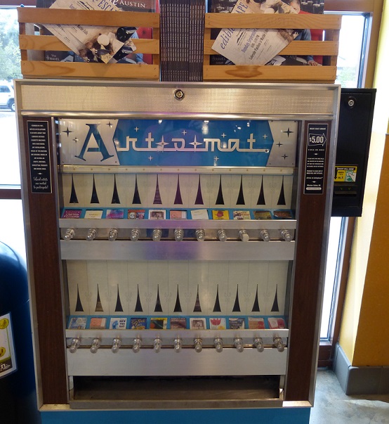 An art dispenser machine