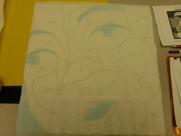 Jig Saw quilt pattern read to trace