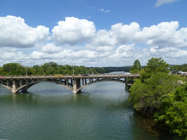 The Lamar Street bridge