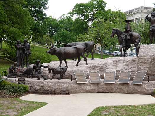 Tejano Monument on the Texas Capitol Grounds