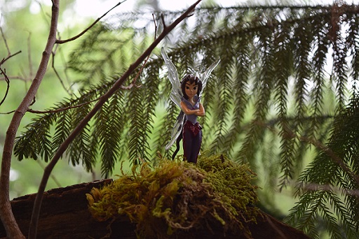 A small faerie in the forest