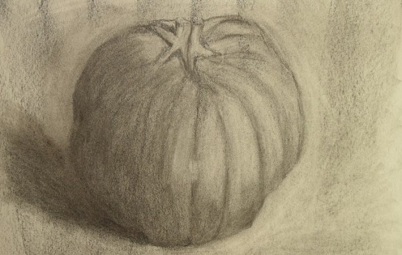 Another pumpkin sketch, second try