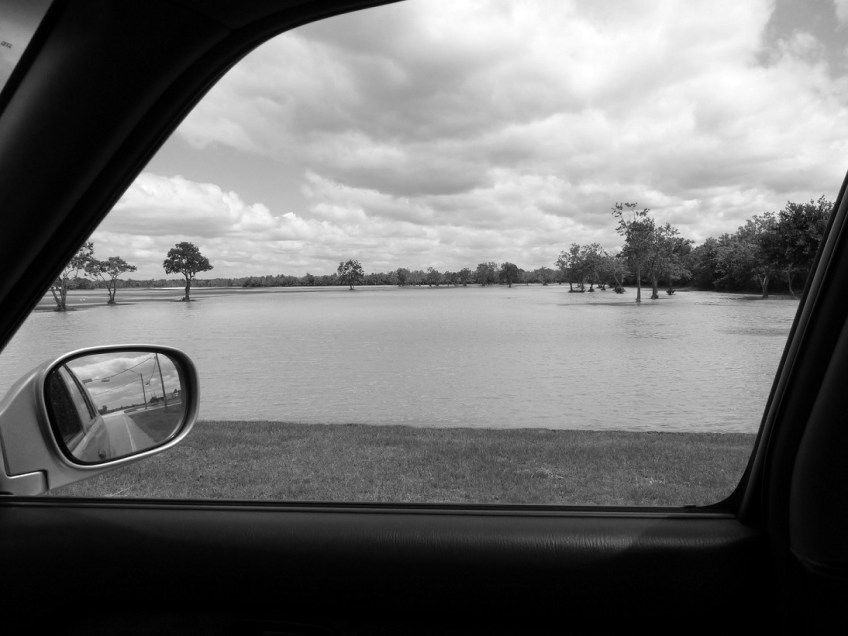 Flooding in George Bush Park, Houston, Texas, May 2014