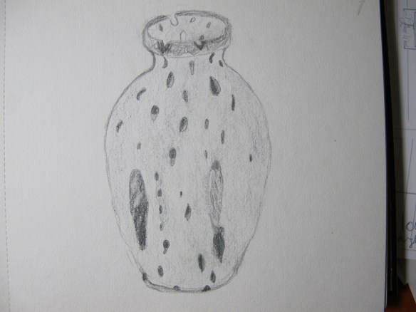 Sketch of a cactus root