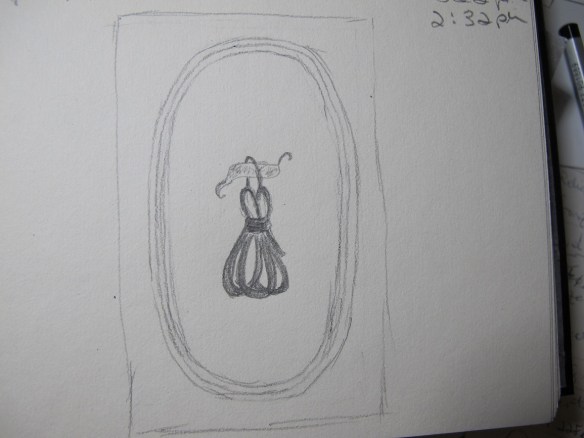 A sketch of the playing card from 1470