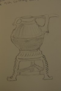 Sketch of the spouted jar