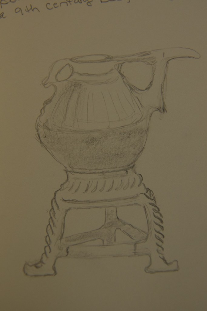 Sketch of the spouted jar