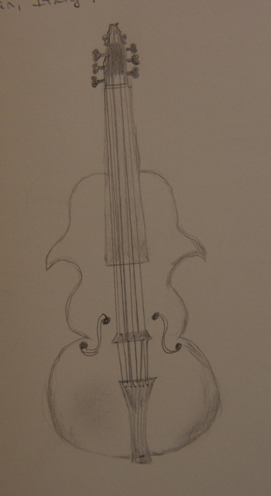 Sketch of the Viola d'Amore