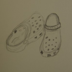 Sketch of my summer Crocs