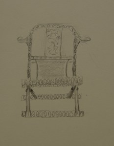 Sketch of the foldable chair
