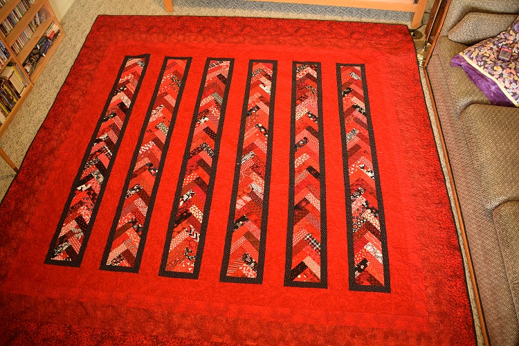 Look at all those fabrics!