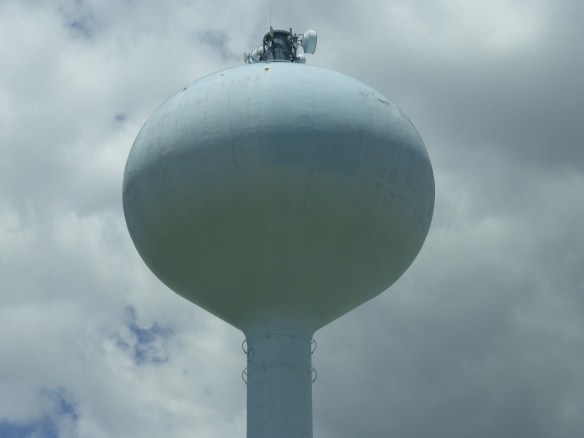 Water tower somewhere in Houston, Texas