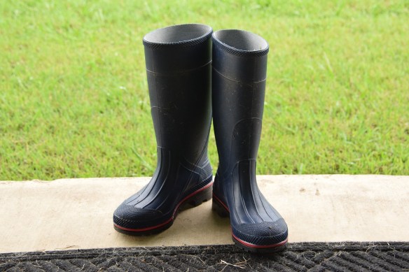 Rubber boots