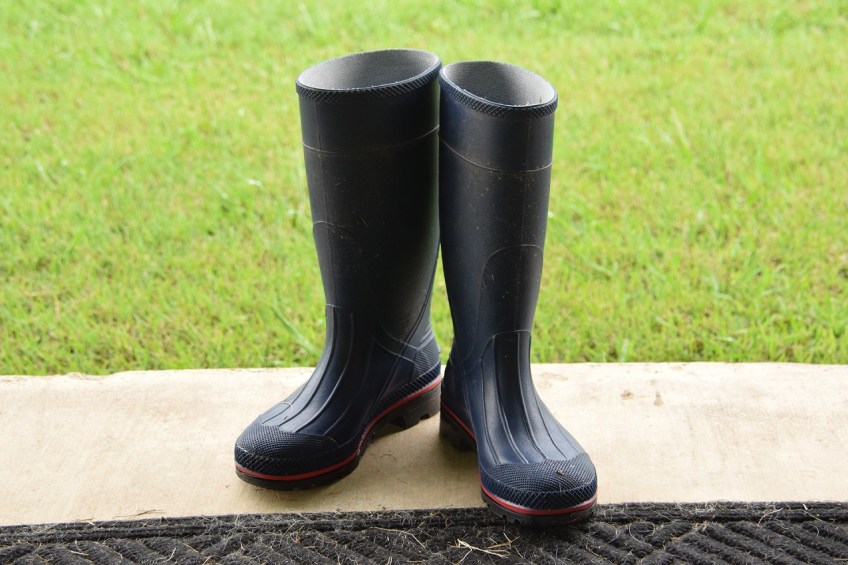 Rubber boots