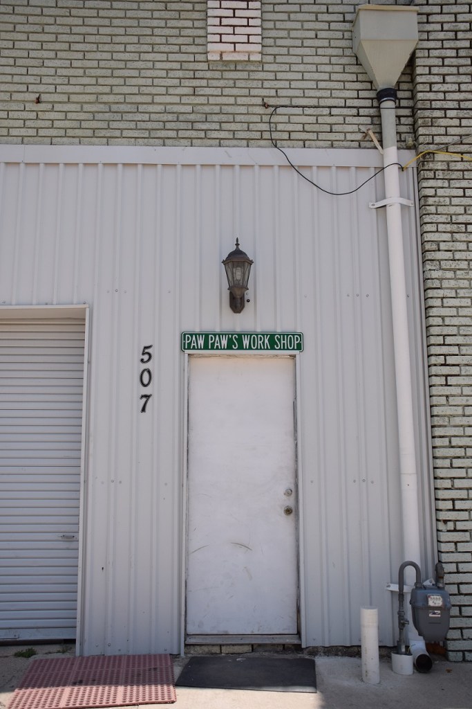 Paw Paw's Work Shop in Moody, Texas