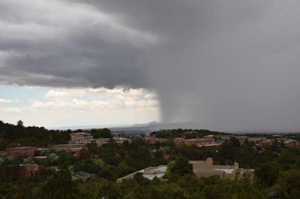 Storm over Santa Fe, New Mexico