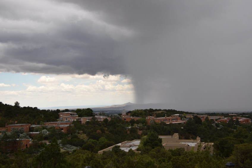 Storm over Santa Fe, New Mexico