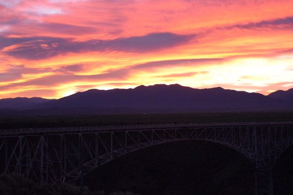 Dawn at the Rio Grande Gorge Bridge