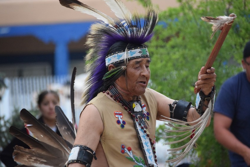Native American dancing by the Mike Concha family