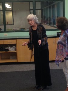 Sue Grafton explaining the title to her latest book