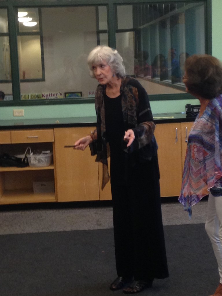 Sue Grafton explaining the title to her latest book