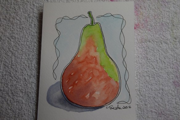 aa Pear Watercolor (2)s