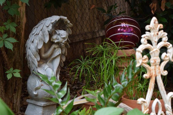 Angel in Ticka's garden