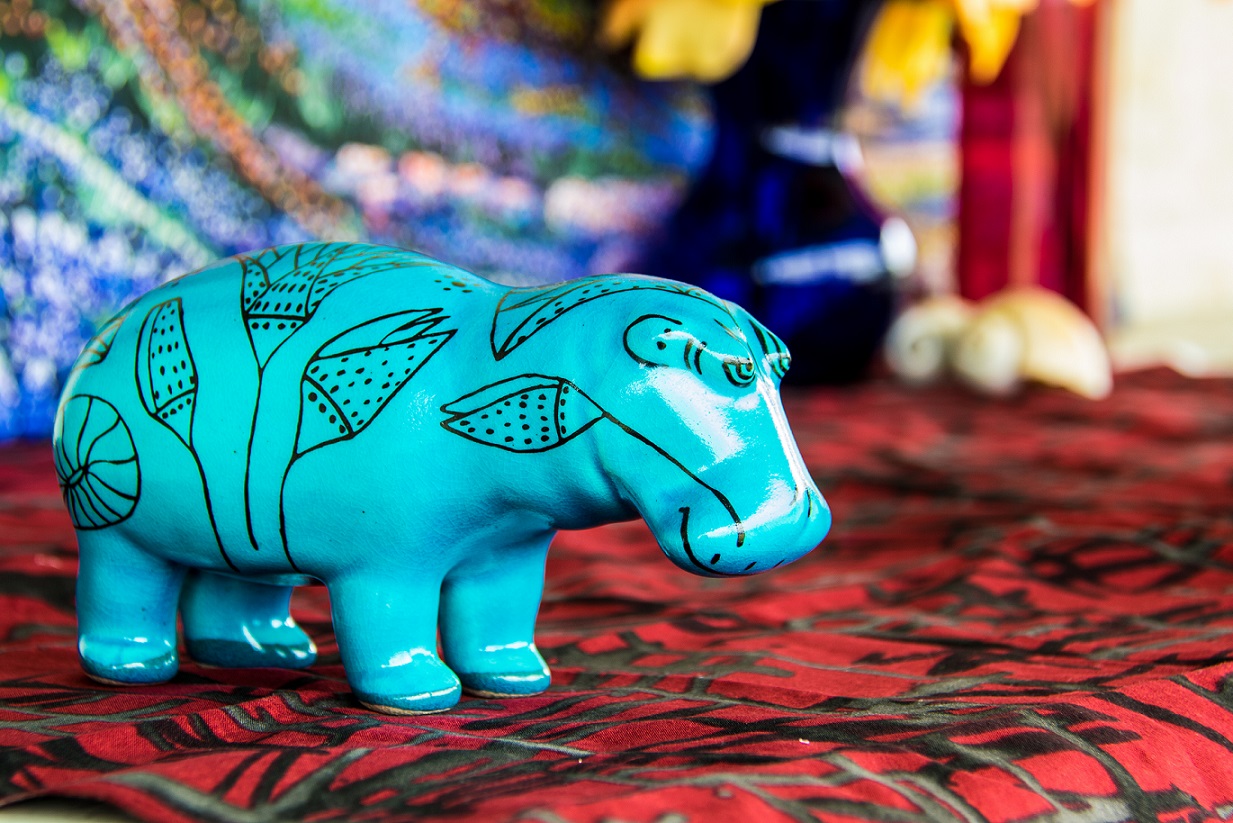 A replica of an Egyptian statuette from Dynasty 12, ca. 1961–1878 B.C.