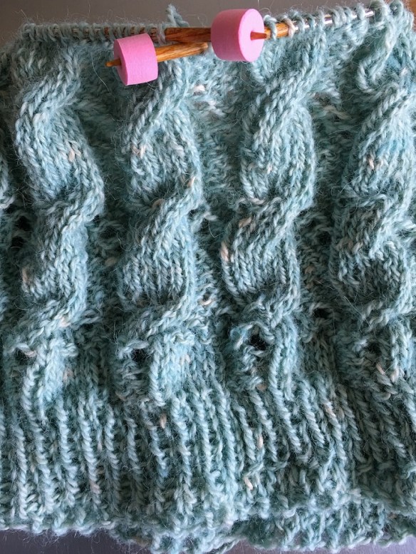 Alpaca yarn from Alpacas raised by the Ply! Yarn shop owner, Kathy Utts, in Wimberley, Texas