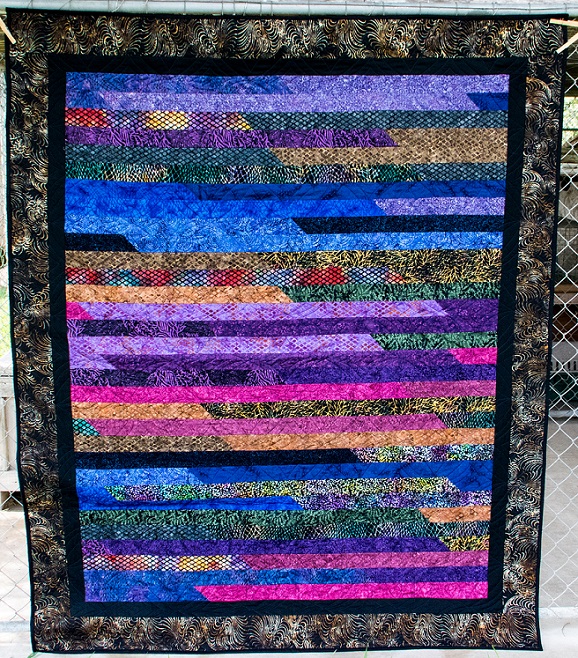 00s Jelly roll quilt