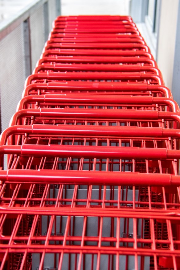 Red Shopping Carts
