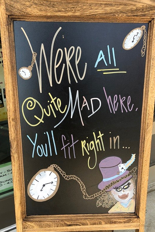 00s Sign - We are all quite mad