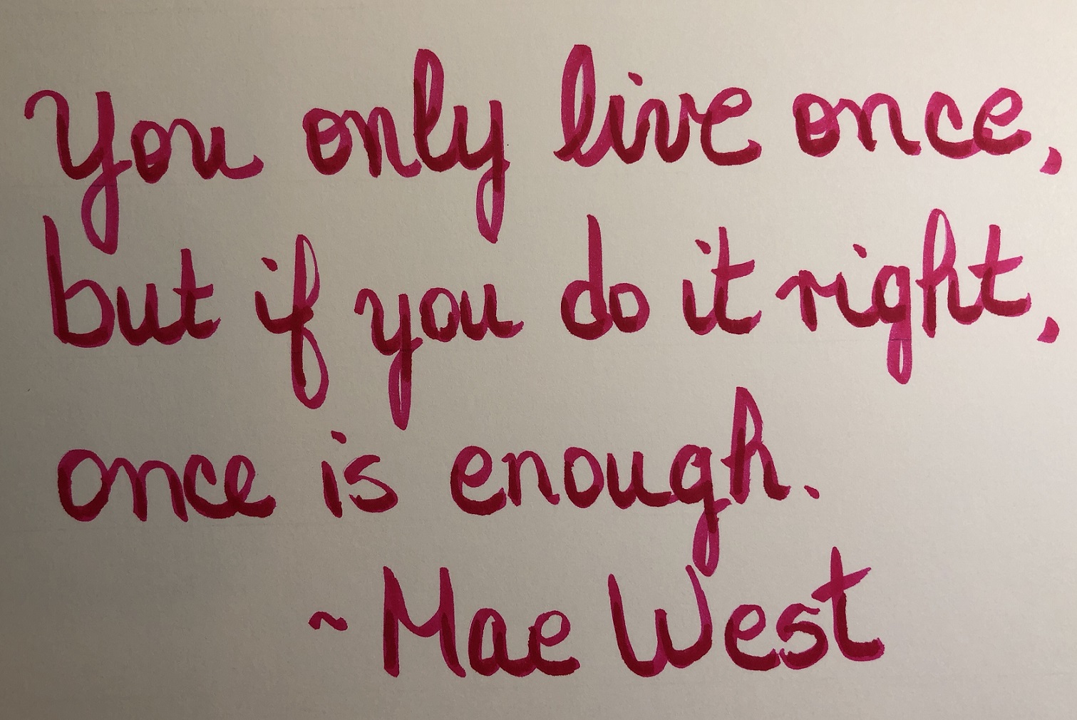 00s 15 You Only Live Once